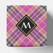Rosa, Gold und Blauer Tartan Geschenkschachtel (Oben)