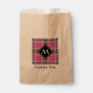 Rosa, Gold und Blauer Tartan Geschenktütchen