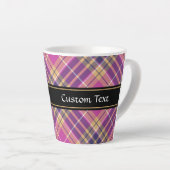 Rosa, Gold und Blauer Tartan Milchtasse (Rechte Ecke)