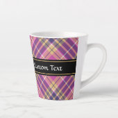 Rosa, Gold und Blauer Tartan Milchtasse (Rechts)