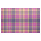 Rosa, Gold und Blauer Tartan Stoff (Fat Quarter (45,7 x 55,9 cm))
