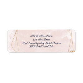 Rosa, Gold und Marine, Hochzeitsstimmung, Rücksend