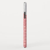 Rosa Gold und weißes Marmormuster Case-Mate iPhone Hülle (Hinten/Rechts)