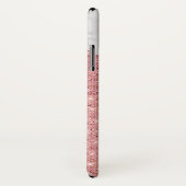 Rosa Gold und weißes Marmormuster Case-Mate iPhone Hülle (Hinten/Rechts)