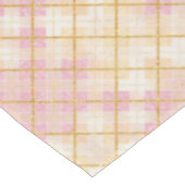 Rosa Gold Weihnachtsmuster#28 ID1009 Tischdecke (Schrägansicht)