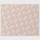 Rosa Gold Weihnachtsmuster#29 ID1009 Geschenkpapier (Flach)