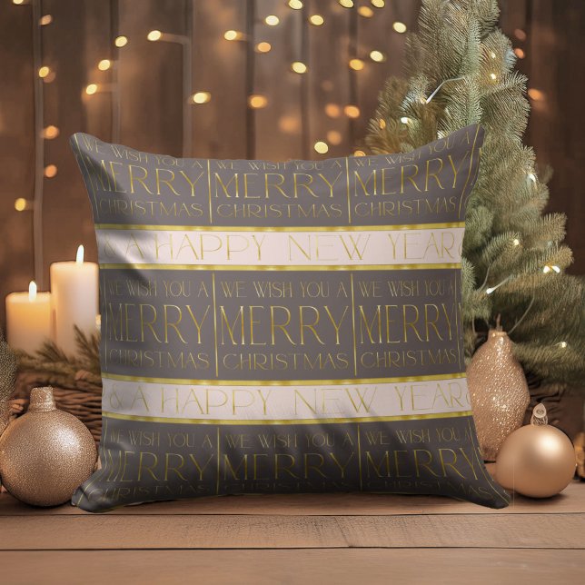 Rosa Gold Weihnachtsmuster#35b ID1009 Kissen (Von Creator hochgeladen)