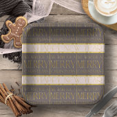 Rosa Gold Weihnachtsmuster#35b ID1009 Pappteller