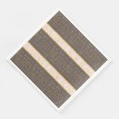 Rosa Gold Weihnachtsmuster#35b ID1009 Serviette (Ecke)