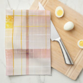 Rosa Gold Weihnachtsmuster#7 ID1009 Geschirrtuch (Viertel Falte)