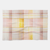 Rosa Gold Weihnachtsmuster#7 ID1009 Geschirrtuch (Horizontal)