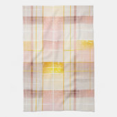 Rosa Gold Weihnachtsmuster#7 ID1009 Geschirrtuch (Vertikal)