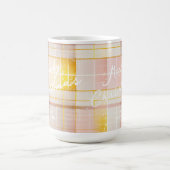 Rosa Gold Weihnachtsmuster#7 ID1009 Kaffeetasse (Mittel)