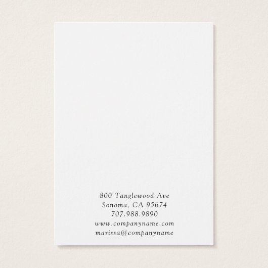 Rosa Gold Wildblume Botanischer Ohrring Display (Rückseite)