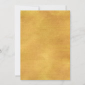 Rosa Gold wir haben Elopement Empfang Einladung (Rückseite)