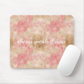 Rosa GoldAquarellbronzeconfetti Mousepad (Mit Mouse)