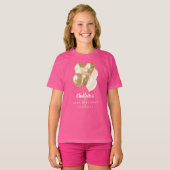 Rosa Goldballons T-Shirt (Vorne ganz)