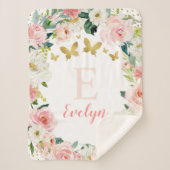 Rosa Goldbarsch-Bläserin Sherpadecke (Vorderseite)