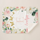 Rosa Goldbarsch-Bläserin Sherpadecke (Vorderseite (Horizontal))