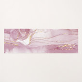 Rosa goldene Farbe Yogamatte (Vorderseite (Horizontal))