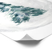 Rosa goldenes Brautparty Begrüßungszeichen Poster (Ecke)