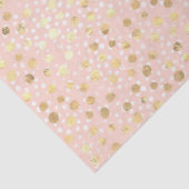 Rosa Goldfarbe Farbe Seidenpapier (Detail)