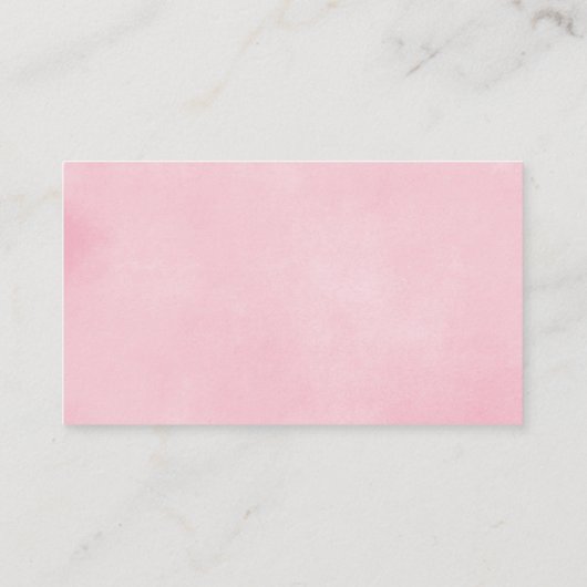 Rosa goldfarbene lila Girl Duschdusche-Windelpreis Begleitkarte (Rückseite)