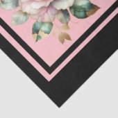 Rosa goldfarbene Rose, gepolstert Seidenpapier (Ausschnitt)