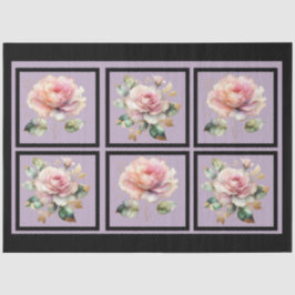 Rosa goldfarbene Rose, gepolstert Seidenpapier