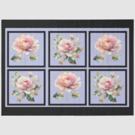 Rosa goldfarbene Rose, gepolstert Seidenpapier