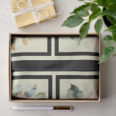 Rosa goldfarbene Rose, gepolstert Seidenpapier (Geschenk)