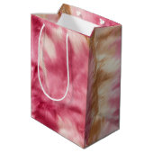 Rosa Goldfett Mittlere Geschenktüte (Rückseite Schrägansicht)