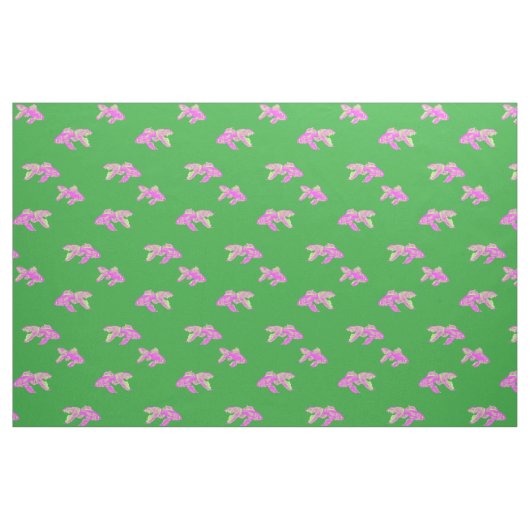 Rosa Goldfisch Stoff (Fat Quarter (45,7 x 55,9 cm))