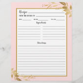 Rosa Goldfolie (Vorderseite)