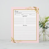 Rosa Goldfolie (Stehend Vorderseite)