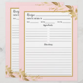 Rosa Goldfolie (Vorne/Hinten)