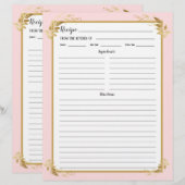 Rosa Goldfolie (Vorne/Hinten)