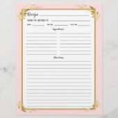 Rosa Goldfolie (Rückseite)