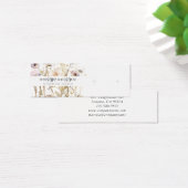 Rosa Goldgestüte mit botanischer Wildblume (Schreibtisch)