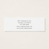 Rosa Goldgestüte mit botanischer Wildblume (Rückseite)