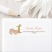 Rosa Goldkronprinzessin Erste Geburtstagsparty (Insitu)