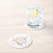 Rosa Goldkürbis Untersetzer (Vor Ort)