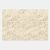 Rosa Goldleopard        Geschenkpapier Set (Vorderseite 3)