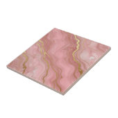 Rosa Goldmarmor Luxus Abstract Fliese (Seite)