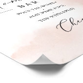 Rosa Goldmedaille-Bar Poster (Ecke)