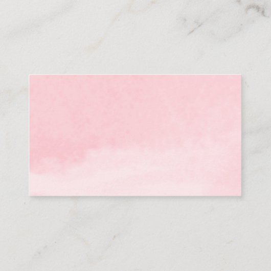 Rosa Goldmedaille für den Valentinstag Begleitkarte (Rückseite)