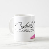 Rosa Goldschuhe Kaffeetasse (Vorderseite Links)