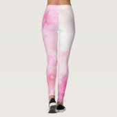 Rosa Goldsparkle Leggings (Rückseite)