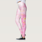 Rosa Goldsparkle Leggings (Links)
