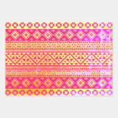 Rosa Goldstämme Geschenkpapier Set (Vorderseite)